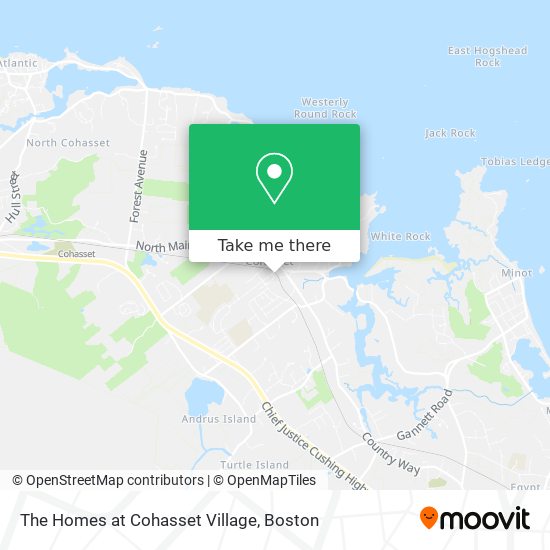 The Homes at Cohasset Village map