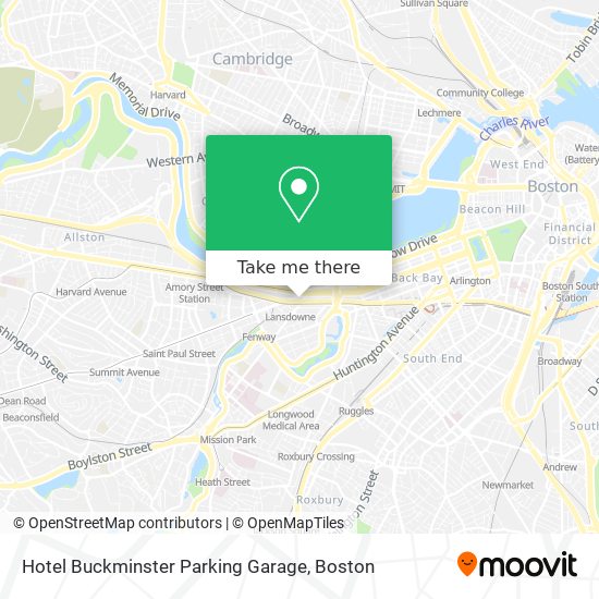 Mapa de Hotel Buckminster Parking Garage