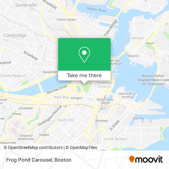 Mapa de Frog Pond Carousel