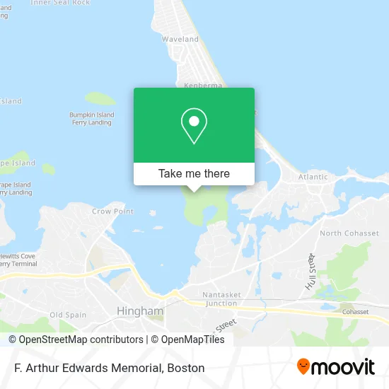 F. Arthur Edwards Memorial map