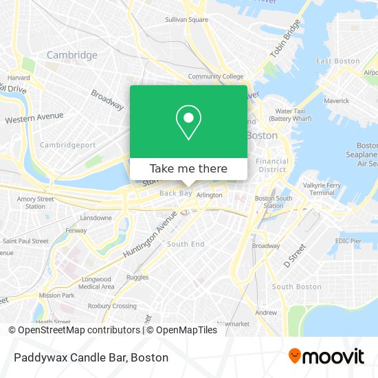 Paddywax Candle Bar map