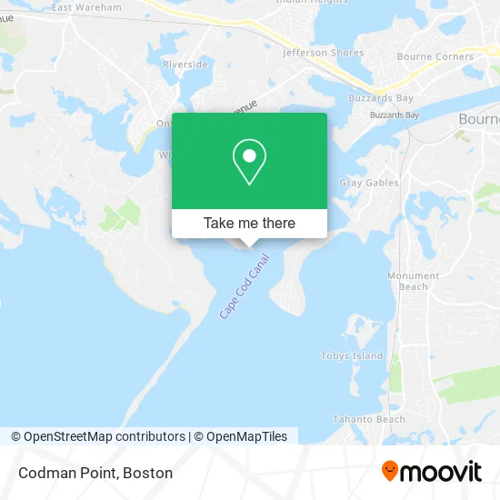 Codman Point map