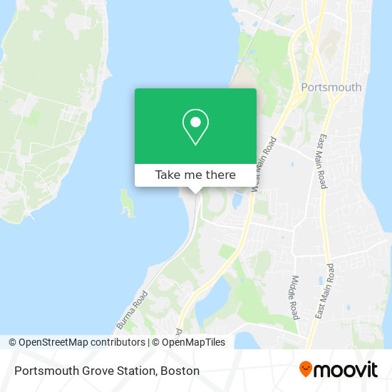 Mapa de Portsmouth Grove Station