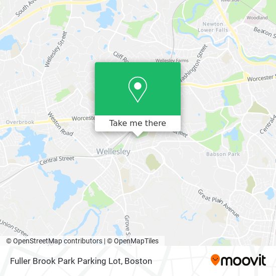 Fuller Brook Park Parking Lot map