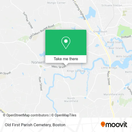 Old First Parish Cemetery map