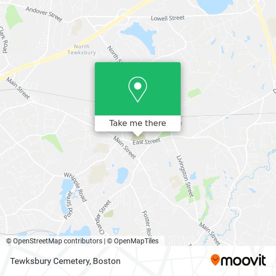 Mapa de Tewksbury Cemetery