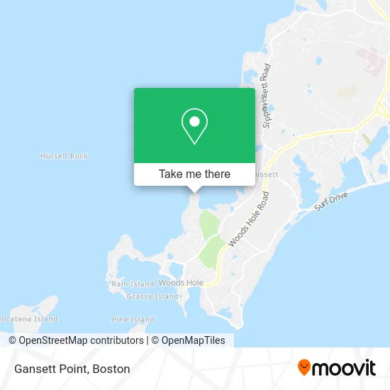 Gansett Point map