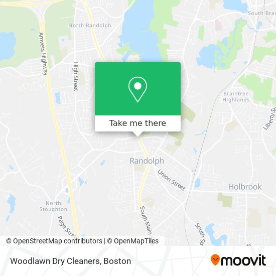 Mapa de Woodlawn Dry Cleaners