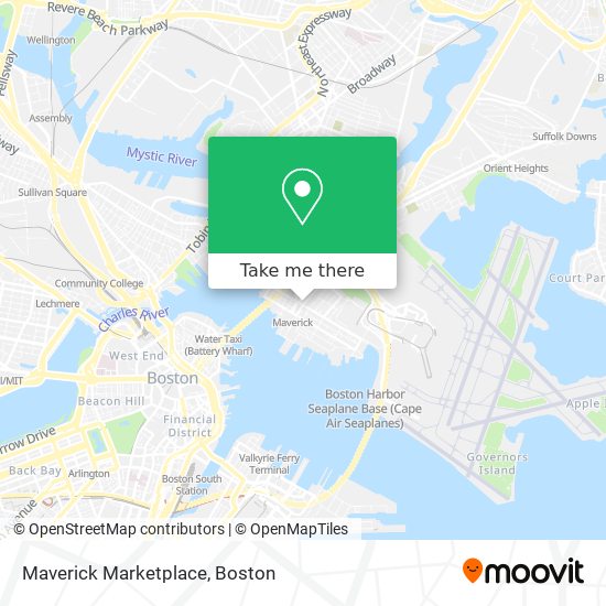 Mapa de Maverick Marketplace