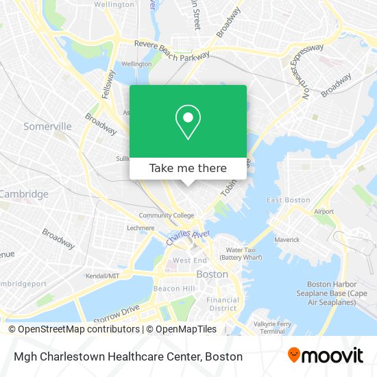 Mgh Charlestown Healthcare Center map