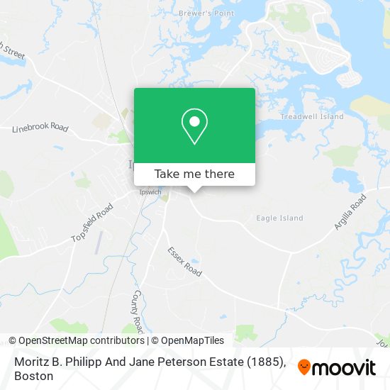Moritz B. Philipp And Jane Peterson Estate (1885) map