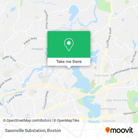 Saxonville Substation map