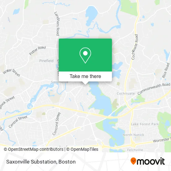 Saxonville Substation map