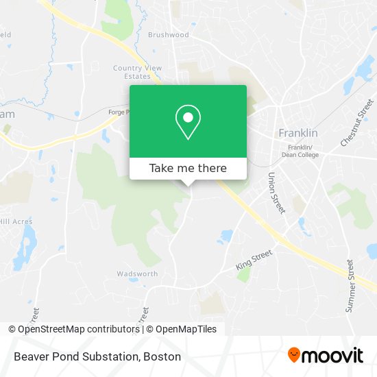 Beaver Pond Substation map