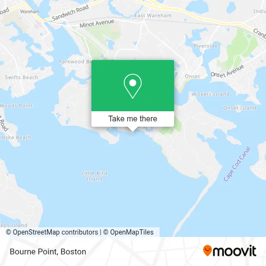 Bourne Point map