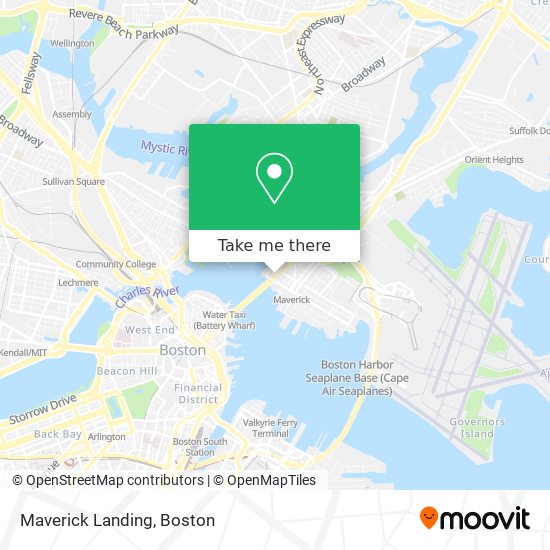 Mapa de Maverick Landing