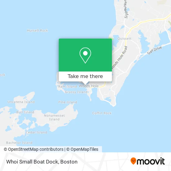 Whoi Small Boat Dock map