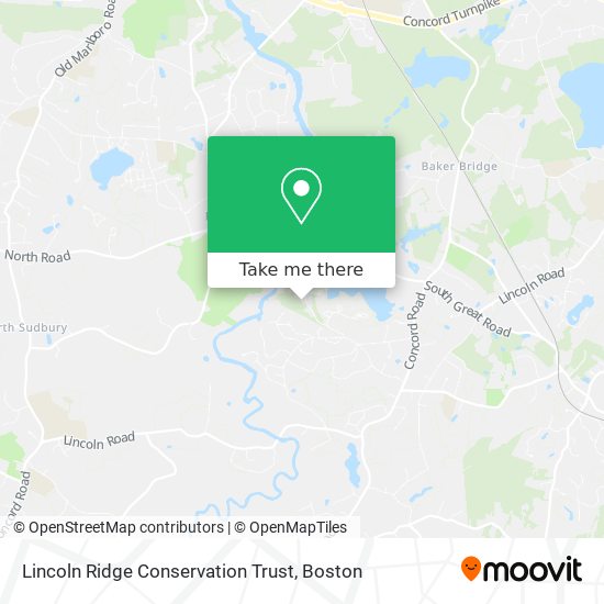 Lincoln Ridge Conservation Trust map