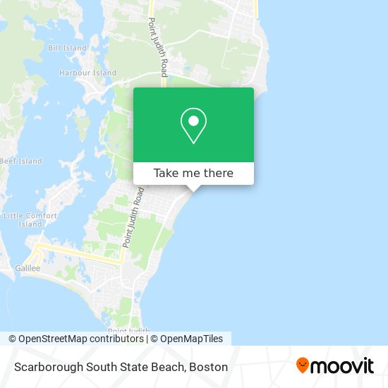 Scarborough South State Beach map