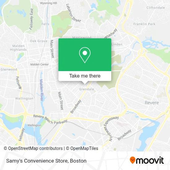 Samy's Convenience Store map