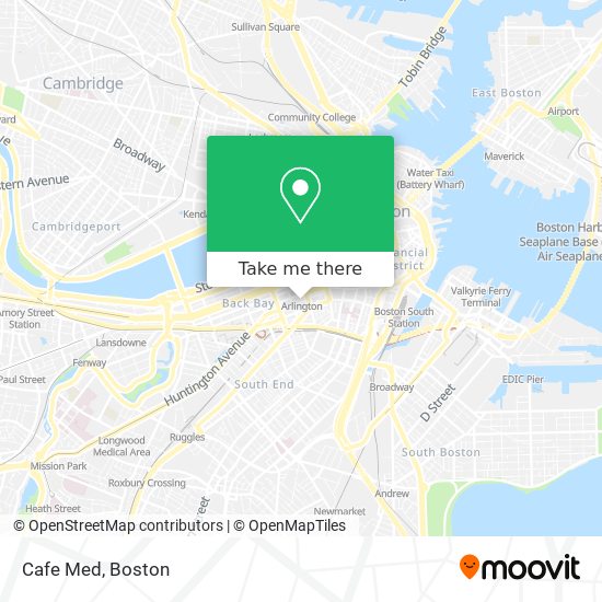 Mapa de Cafe Med