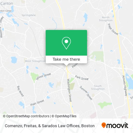 Comenzo, Freitas, & Sarados Law Offices map