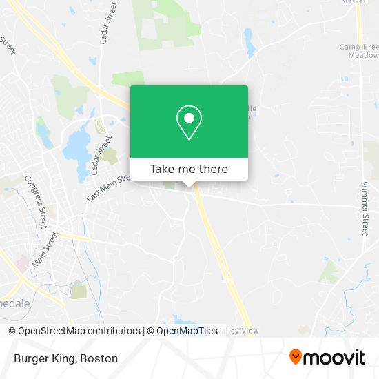 Burger King map