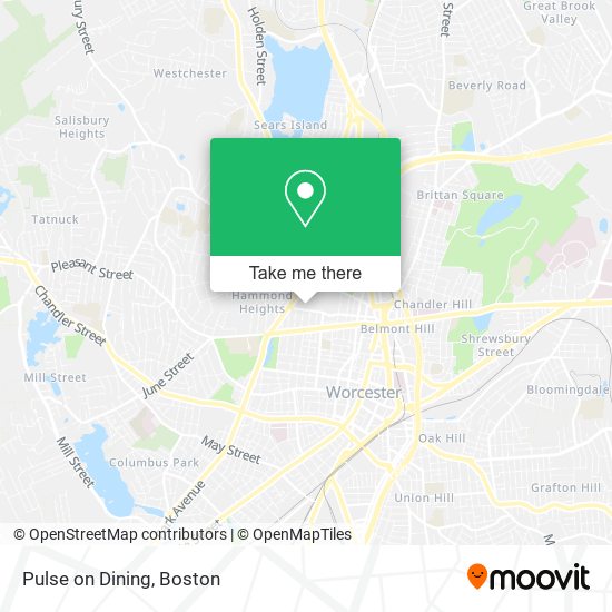 Pulse on Dining map