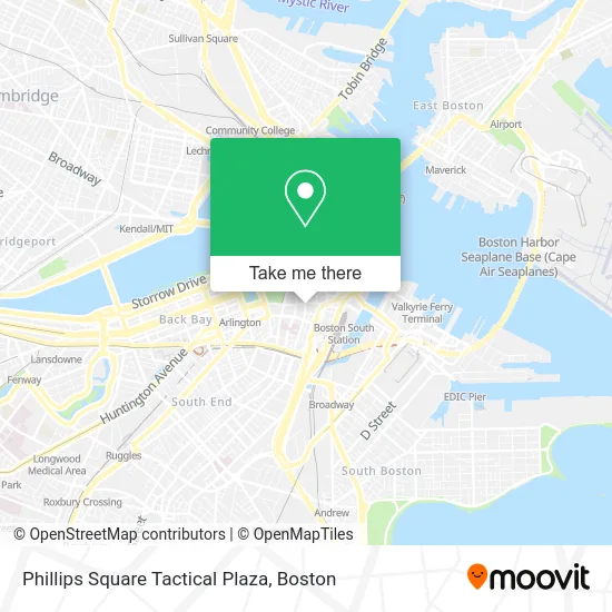 Phillips Square Tactical Plaza map