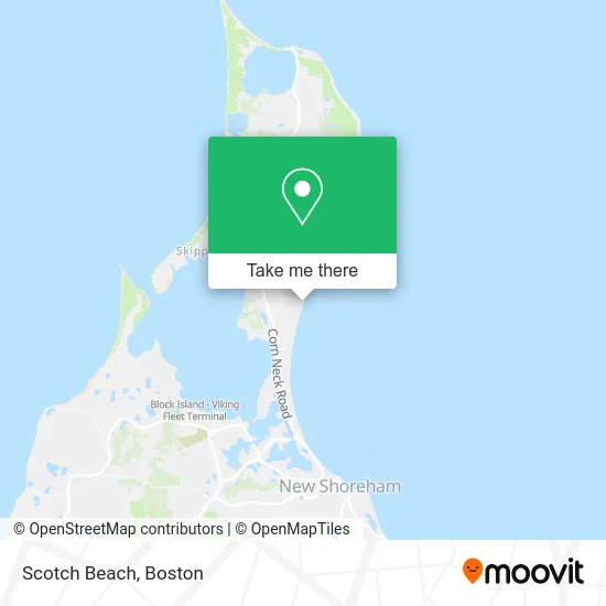 Scotch Beach map