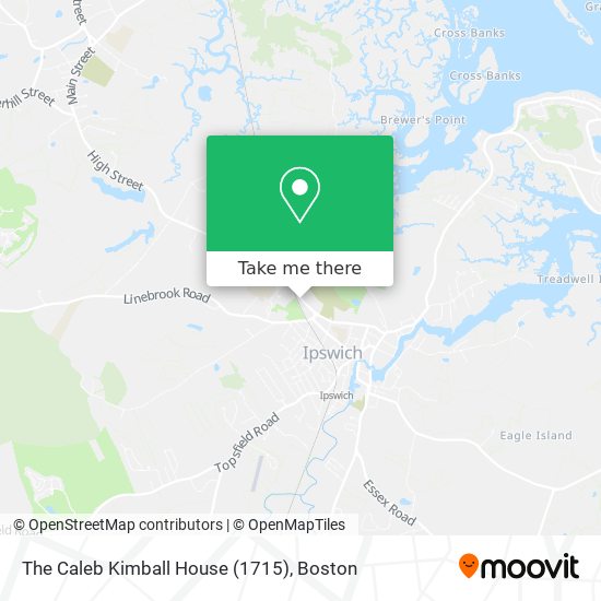 The Caleb Kimball House (1715) map