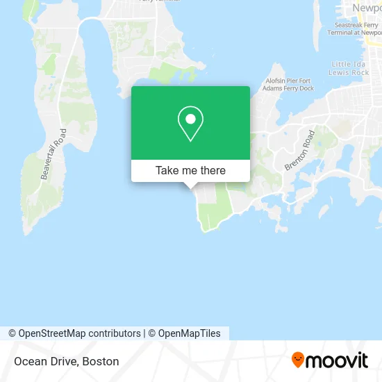 Ocean Drive map