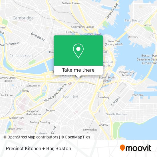 Mapa de Precinct Kitchen + Bar