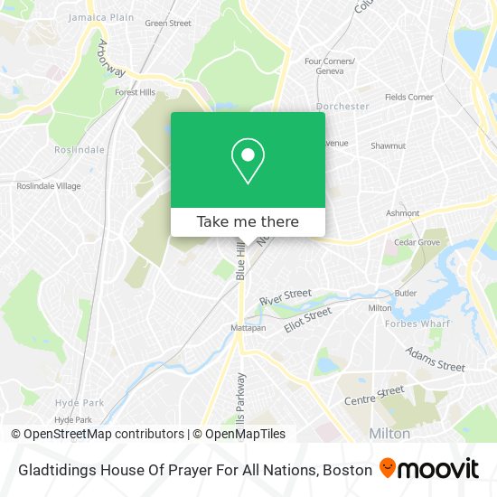 Mapa de Gladtidings House Of Prayer For All Nations