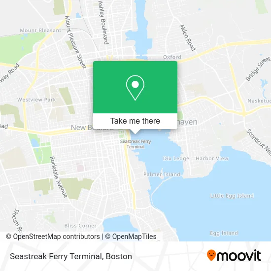 Seastreak Ferry Terminal map