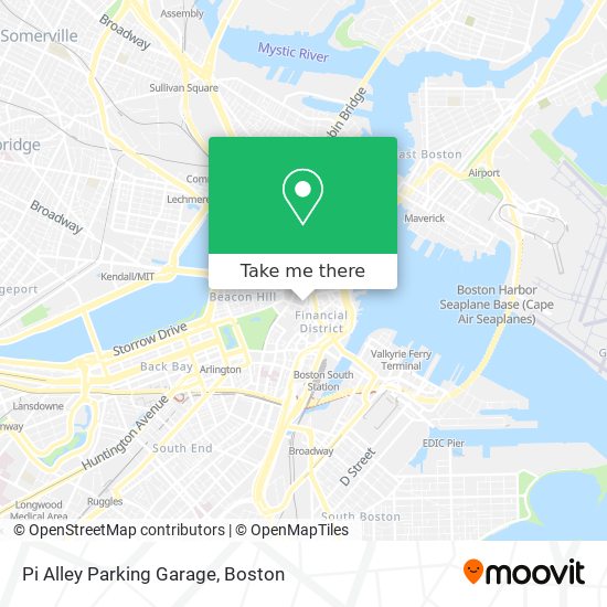 Pi Alley Parking Garage map