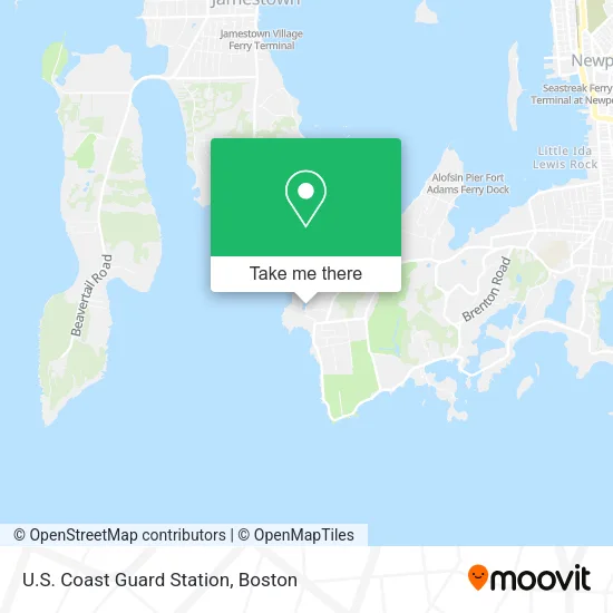 U.S. Coast Guard Station map