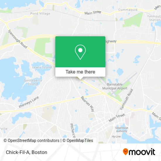 Chick-Fil-A map