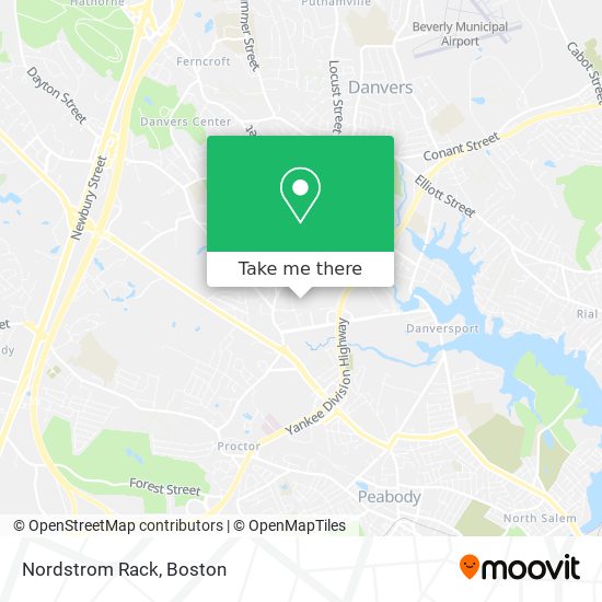 Nordstrom Rack map