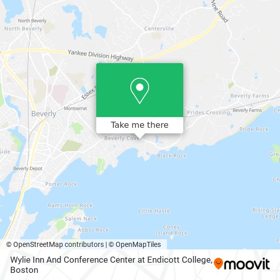 Wylie Inn And Conference Center at Endicott College map