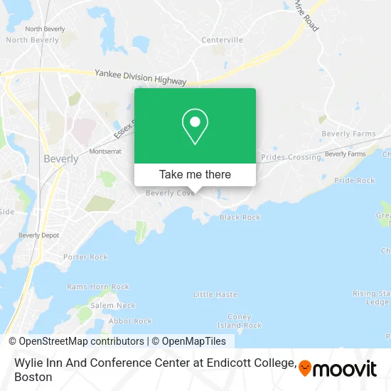 Wylie Inn And Conference Center at Endicott College map