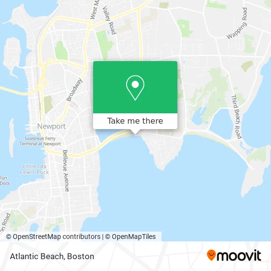 Atlantic Beach map