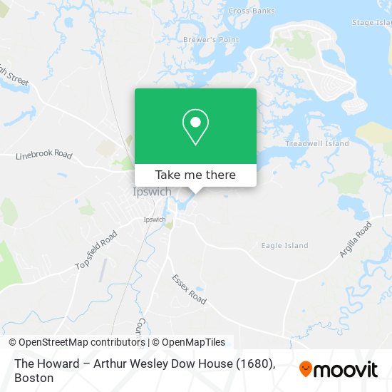 The Howard – Arthur Wesley Dow House (1680) map