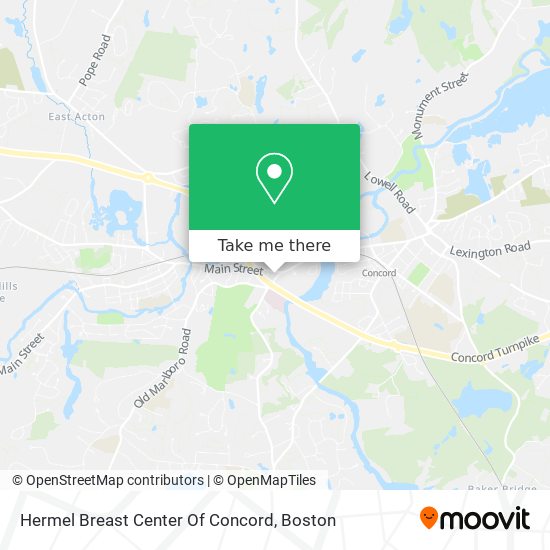 Hermel Breast Center Of Concord map