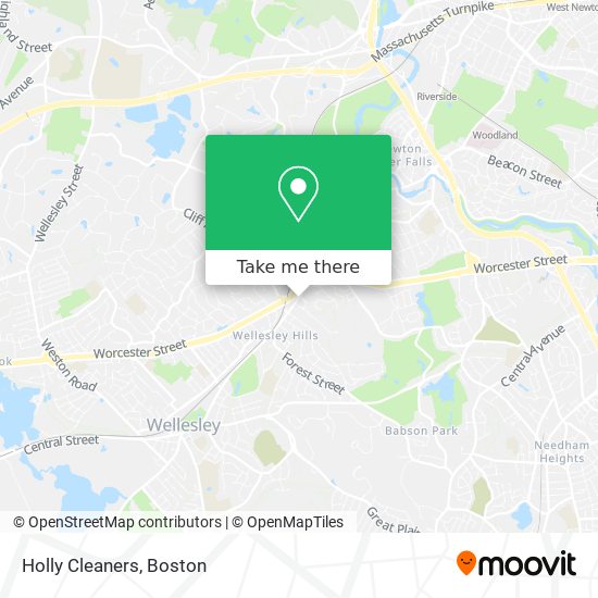 Holly Cleaners map