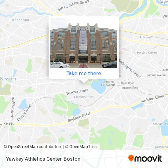 Yawkey Athletics Center map
