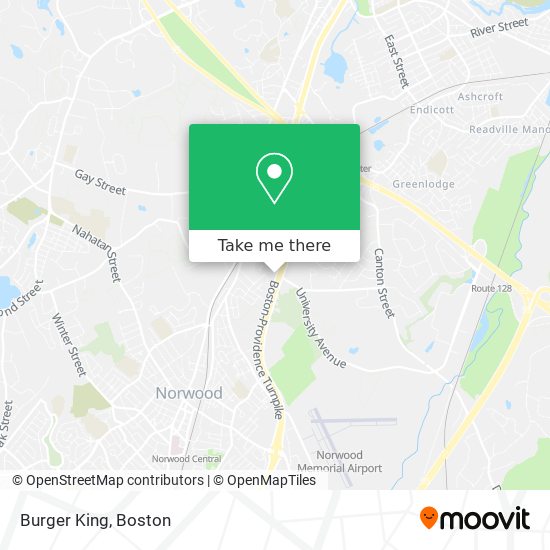 Burger King map