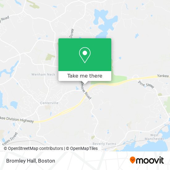 Bromley Hall map