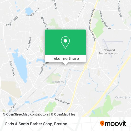 Mapa de Chris & Sam's Barber Shop