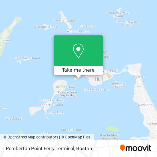 Pemberton Point Ferry Terminal map